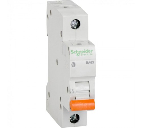 Выключатель автоматический  однополюсный ВА63 63А C 4,5кА  11209  Schneider Electric