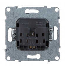 SUNO Силовая розетка 2К 16А 250В. Винтовые зажимы. Цвет "Алюминий"  721333  Legrand