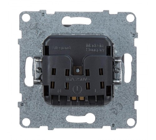 SUNO Силовая розетка 2К 16А 250В. Винтовые зажимы. Цвет "Алюминий"  721333  Legrand