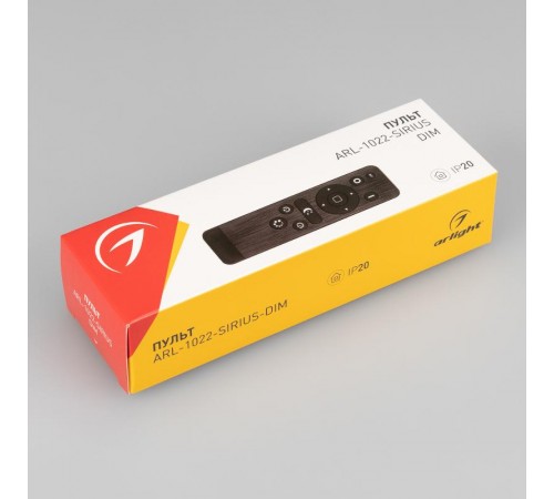 Пульт ARL-1022-SIRIUS-DIM Black (1 зона, RF)  027143  Arlight