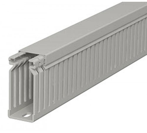 Распределительный кабельный канал LK4 60x25x2000 мм (ПВХ,серый) (LK4 60025)  6178028  OBO Bettermann
