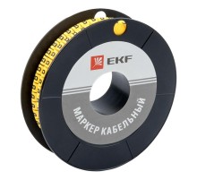Маркер-кабельный 2,5кв.мм "B" (1000шт.) (ЕС-1) EKF PROxima  plc-KM-2.5-B  EKF