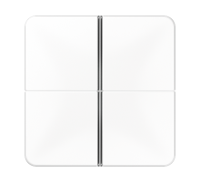 4-клавишная накладка для пульта КNX, белая, для серии СD  CD404TSAWW  Jung