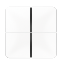 4-клавишная накладка для пульта КNX, белая, для серии СD  CD404TSAWW  Jung