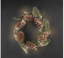 Гирлянда  95 036 NGF-D041-02 (венок шишки WW)  95036  Navigator