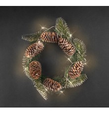 Гирлянда  95 036 NGF-D041-02 (венок шишки WW)  95036  Navigator