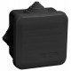 Коробка расп. КМ41236 70х70х40мм IP44 4 вв. черная  UKO21-070-070-040-K02-44  IEK