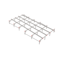 Опорная конструкция для установки оборудования TECHNORAPTOR 2500х5000  KM-TR-SSEI-2500-5000  КМ - профиль