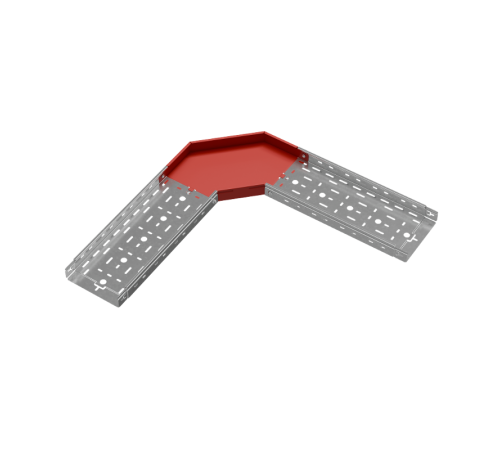 Угол горизонтальный 90 гр. 50х200 мм "ПЛЮС" HD85  GLplus90-50-200 HD85   КМ-профиль