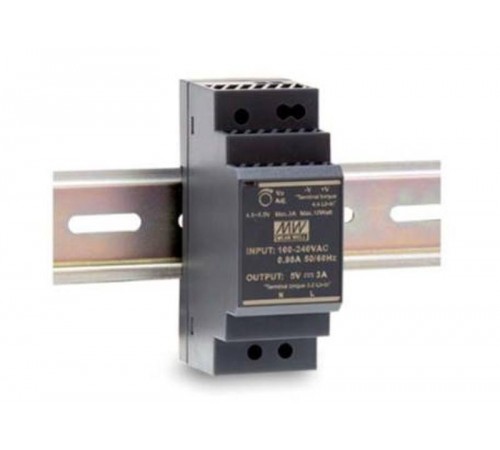 Источник питания на DIN-рейку 24 В,1.5 А, 36 Вт, MEANWELL, II класс защиты, 35х90х54,5 мм  HDR-30-24 20  VARTON