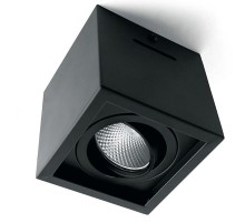 Светильник накладной светодиодный спот AL522, 15W, 1350Lm, 4000K, 35 градусов, черный, поворотный  32470  FERON