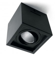 Светильник накладной светодиодный спот AL522, 15W, 1350Lm, 4000K, 35 градусов, черный, поворотный  32470  FERON