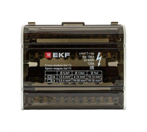 Кросс-модуль (4x11) 125A  cm411-rus EKF