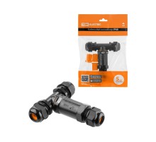Кабельный коннектор Т-образный (клеммник 3PIN) IP68   SQ0589-0403  TDM