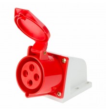 Розетка 124 стационарная 3Р+РЕ 32А 380В IP44  11-8913  REXANT