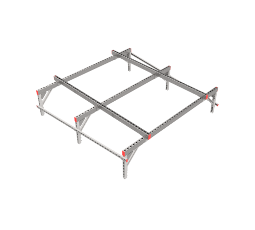 Опорная конструкция для установки оборудования TECHNORAPTOR 2000х2000 HD  KM-TR-SSEI-2000-2000 HD  КМ - профиль