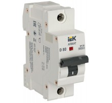 Автоматический выключатель однополюсный M10H 1P D 80A ARMAT  AR-M10H-1-D080  IEK