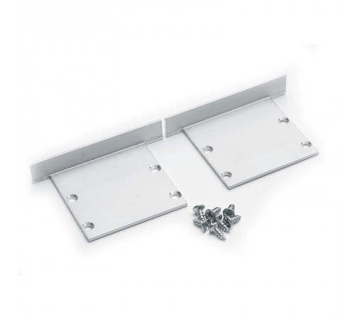 Профиль алюминиевый для светодиодной ленты встраиваемый "Линии света" с крепежами, серебро, CAB255  10363  Feron