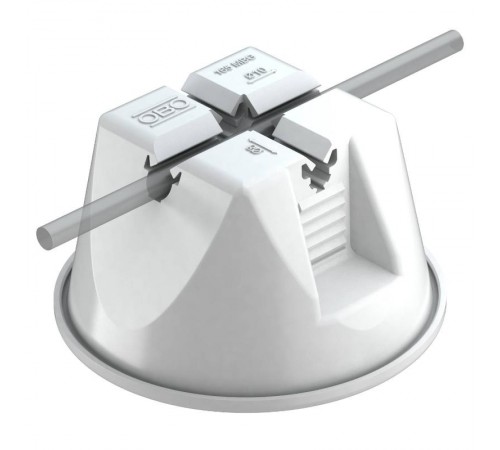 Универсальный держатель круглых проводников диаметром 8-10 мм для плоской кровли (серый) (165 MBG-8-10 GR)  5218708  OBO Bettermann