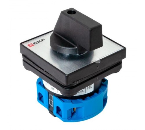 Переключатель кулачковый ПК-1-12 25А 2P "0-1" IP65  pk-1-12-25-65  EKF