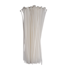 Кабельный коннектор PCT 7,6x400-100WH PA6.6 (100 шт/уп)  .5054240  Jazzway