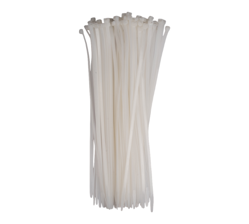 Кабельный коннектор PCT 7,6x400-100WH PA6.6 (100 шт/уп)  .5054240  Jazzway