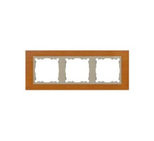 Simon 82 Рамка декоративная, 3 поста, S82 Nature, Дерево, дуб-шампань  82937-66  Simon