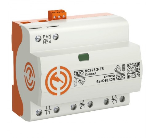 Устройство защиты от импульсных пернапряжений (УЗИП) для силовых сетей 3-x полюсный (I+II Класс), 255В  5096981  OBO Bettermann