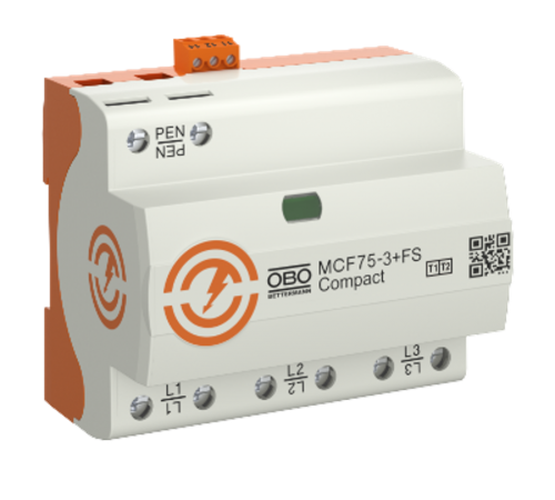 Устройство защиты от импульсных пернапряжений (УЗИП) для силовых сетей 3-x полюсный (I+II Класс), 255В  5096981  OBO Bettermann