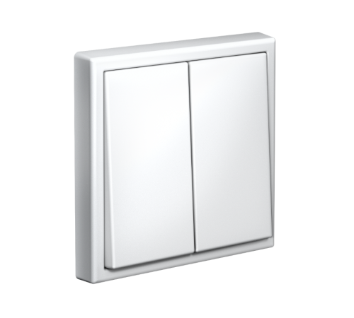 ArtGallery Лотос Выключатель 2-клавишный КНОПОЧНЫЙ, 10АХ, механизм, быстрозажим. клем.  GAL001317S  SE