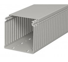 Кабель-канал перфорированный LKV 100x100x2000 мм ПВХ серый RAL7030  6178341  OBO Bettermann