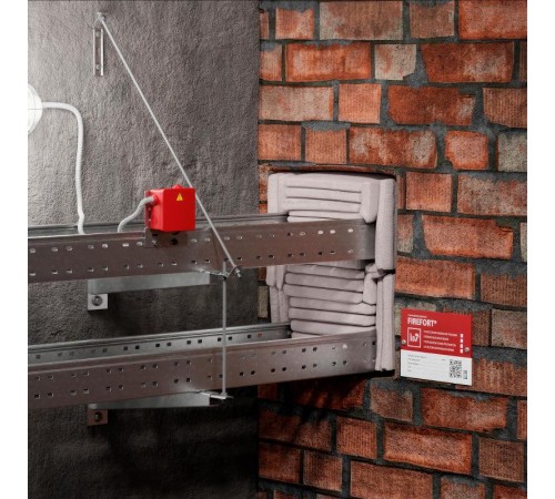 Огнезащитная терморасширяющаяся подушка FIREFORT PILLOW 115х34 L260 мм  KM-FF-P4-260-115-34   КМ - Профиль