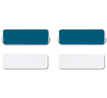накладка из оргстекла с белой подложкой, поле для надписи 9Х27 мм, для серии СD  CD95NA  Jung
