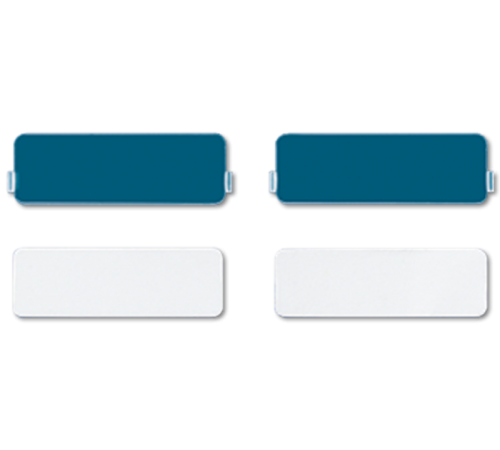 накладка из оргстекла с белой подложкой, поле для надписи 9Х27 мм, для серии СD  CD95NA  Jung
