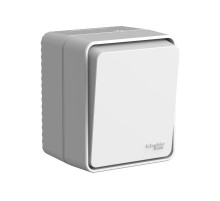 AtlasDesign Profi54 Серый О/У Выключатель 1-клавишный 10 АХ  ATN543011  SE