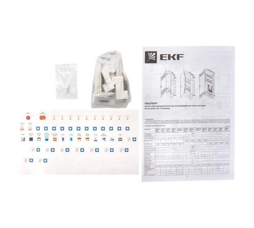 Основание комбинир. щита "Nova" (3 DIN-рейки + 1 монт. плата) 5 габарит IP41 PROxima  nv-cbase-3+1  EKF