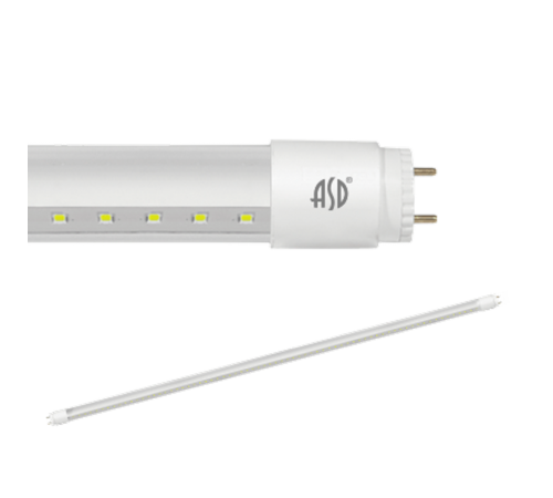 Лампа светодиодная LED-T8-П-std 20Вт 230В G13 4000К 1620Лм 1200мм прозр  4690612025827  ASD