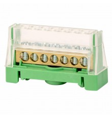 Клеммная колодка соединительная 1р 11х5,3мм. цвет зелёный  T1611  DKC