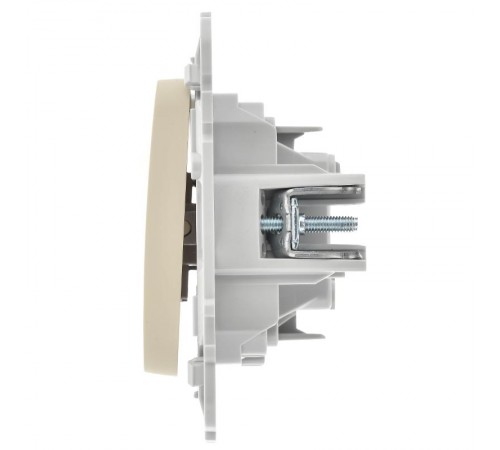 FLITE Выключатель 2-клавишный 10А ВС12-1-0-ФлСл сливочный  FI-V20-0-10-1-K86  IEK