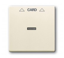 Плата центральная (накладка) для мех. карточного выкл. 2025 U, серия solo/future, цвет savanne/слоновая кость  1710-0-3640   2CKA001710A3640  ABB