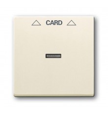 Плата центральная (накладка) для мех. карточного выкл. 2025 U, серия solo/future, цвет savanne/слоновая кость  1710-0-3640   2CKA001710A3640  ABB