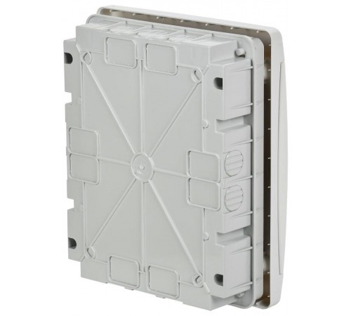  Корпус пластиковый встраиваемый на 18 модулей ЩРВ-П-18 IP41 белая дверь UNION Compact  UIC-KP13-V-18-41-K01  IEK