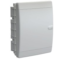  Корпус пластиковый встраиваемый на 18 модулей ЩРВ-П-18 IP41 белая дверь UNION Compact  UIC-KP13-V-18-41-K01  IEK