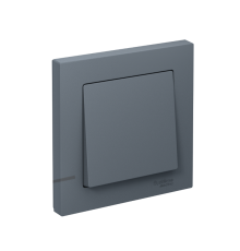 AtlasDesign Грифель Выключатель 1-клавишный сх.1, 10АХ, (в сборе с рамкой)  ATN000712  SE