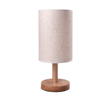 Светильник настольный JAZZ HOME  JH1-01-iv (дерево, ткань) под лампу макс 60Вт  .5058231  Jazzway