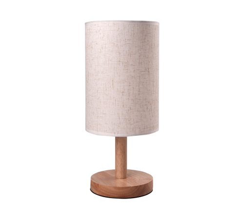 Светильник настольный JAZZ HOME  JH1-01-iv (дерево, ткань) под лампу макс 60Вт  .5058231  Jazzway