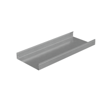 Лоток неперф. 80х400х1,2 L2000 мм "Стандарт ПЛЮС" INOX304  LNEplus80-400-1.2-2000 INOX304  КМ-Профиль