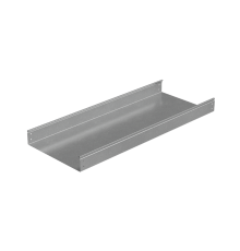 Лоток неперф. 80х400х1,0 L2000 мм "Стандарт ПЛЮС" INOX304  LNEplus80-400-1.0-2000 INOX304  КМ-Профиль