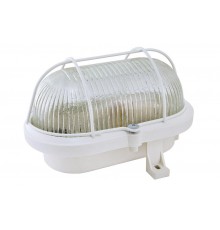 Светильник пылевлагозащищенный под лампу для ЖКХ НБП 02-60-019.01 60Вт ЛН E27 IP54 Евро корпус и метал. сетка, белый SQ0312-0007  TDM