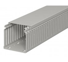 Распределительный кабельный канал LKV 75x75x2000 мм (ПВХ,серый) (LKV 75075)  6178326  OBO Bettermann